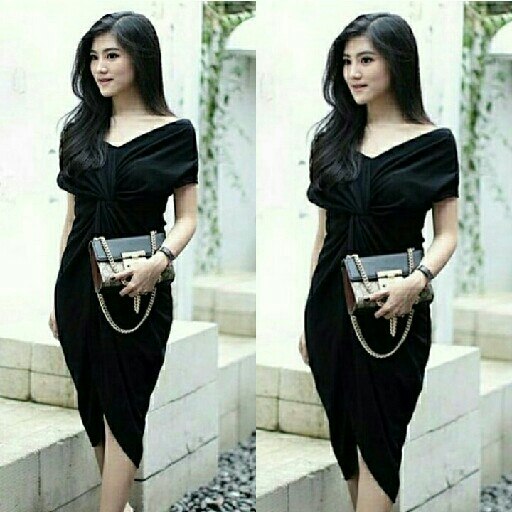 Dress Nagita - Black 