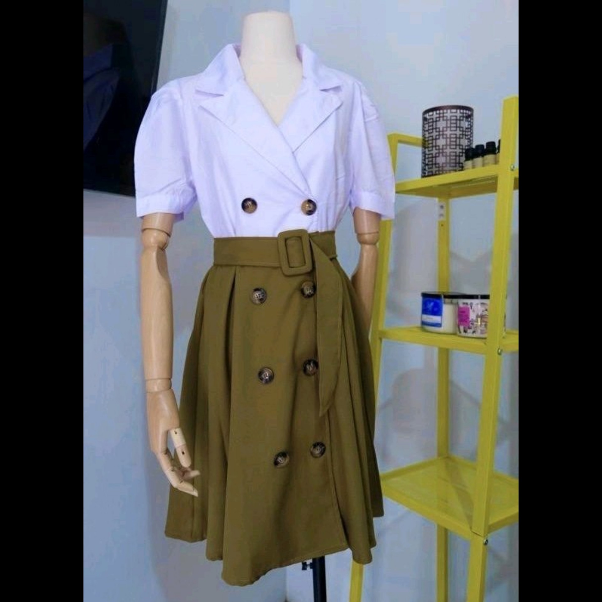 Dress Paramitha Army Realpict