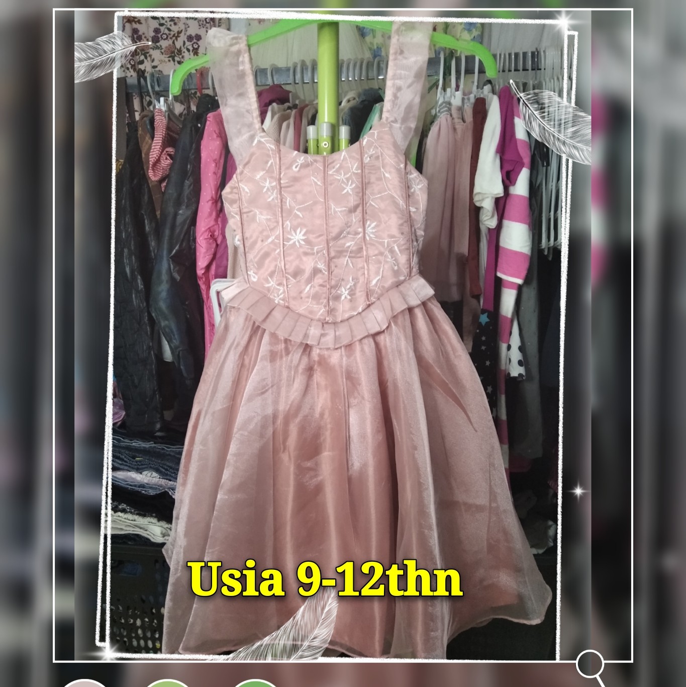 Dress Pesta Anak Sisa Import