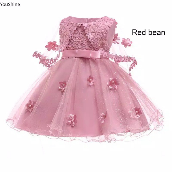 Dress Princess Bayi  Anak Perempuan Usia 0-10 Tahun untuk Pesta Ulang
