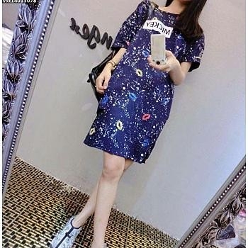 Dress mickey love navy 