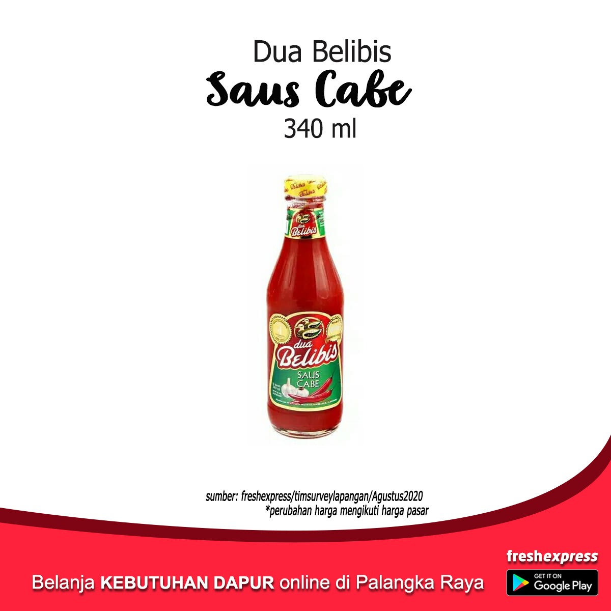 Dua Belibis Saus Cabe 340 Ml