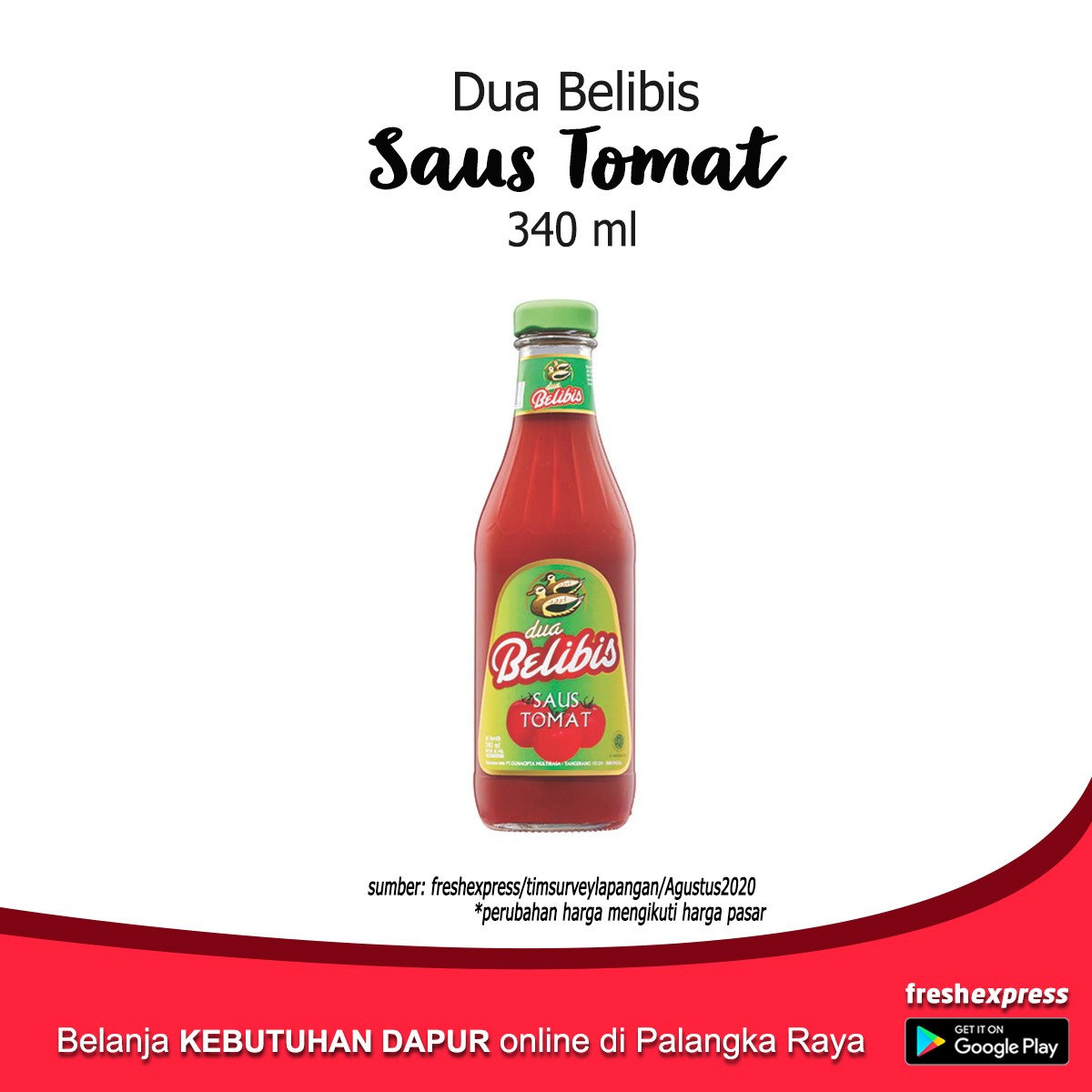 Dua Belibis Saus Tomat 340 Ml