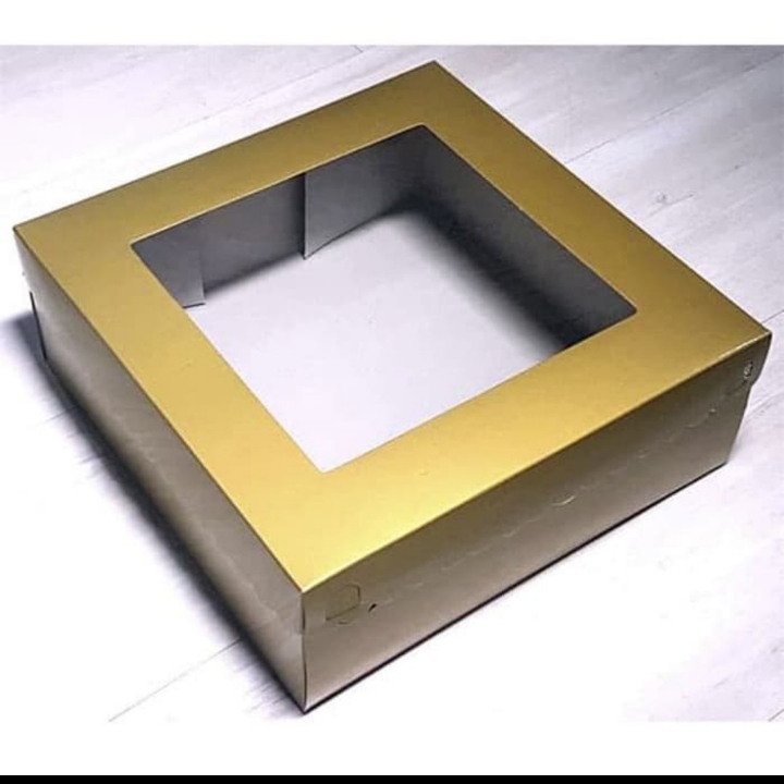 Dus Cake Kaca Gold