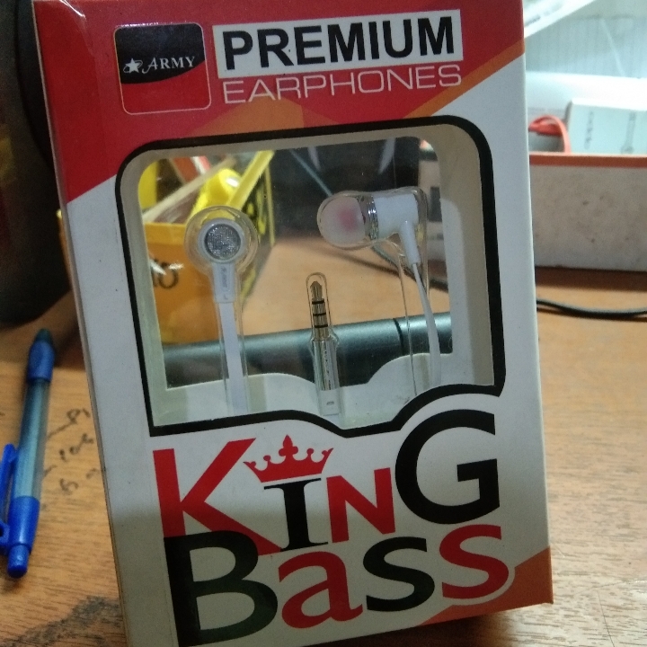 EARPHONE MERK ARMY KING BASS 2