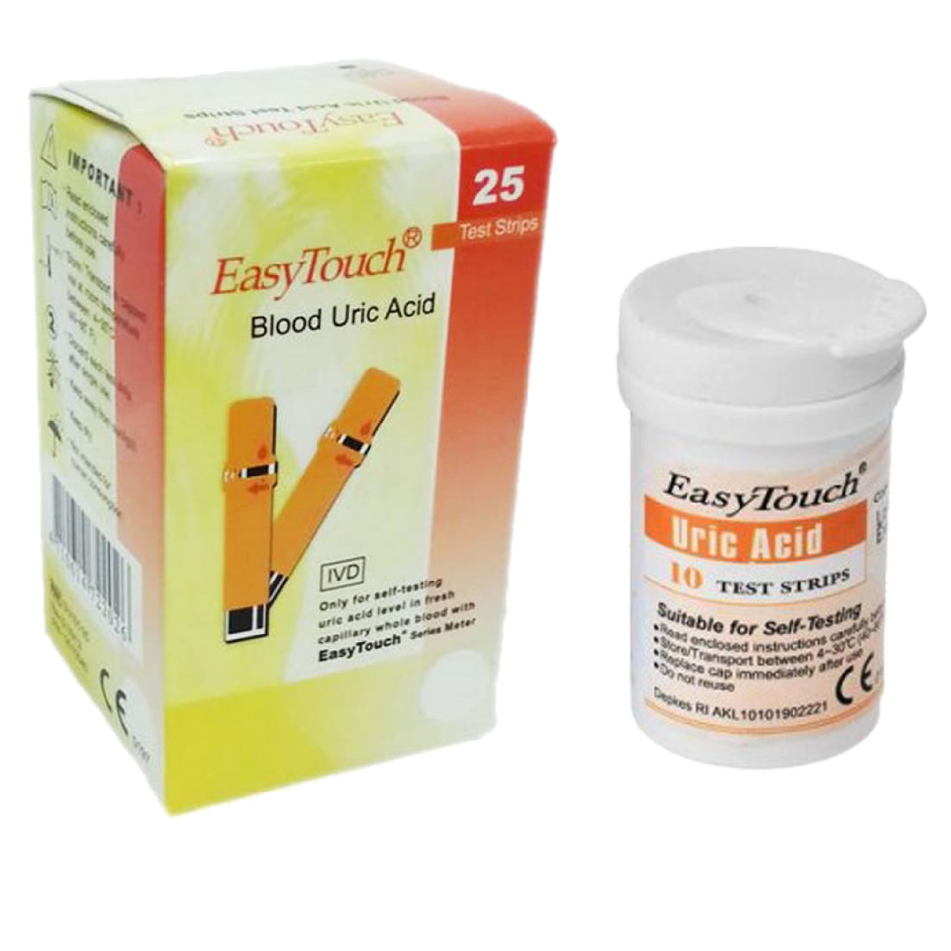 EASYTOUCH STRIP ASAM URAT ISI 25