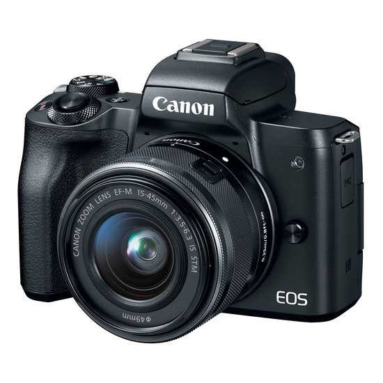 EOS M50 EF-M15-45mm BlackMengusung paket yang lengkap karena dibekal