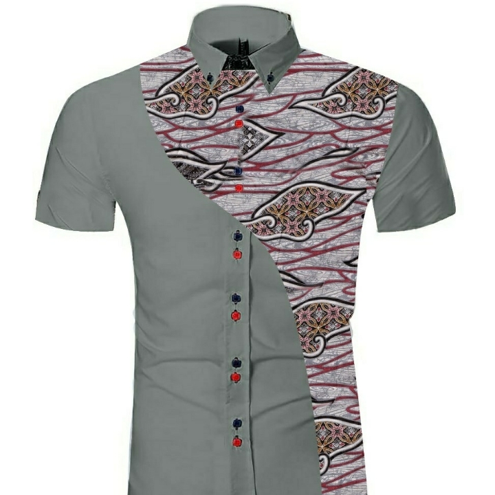 EST Kemeja Boston Abu