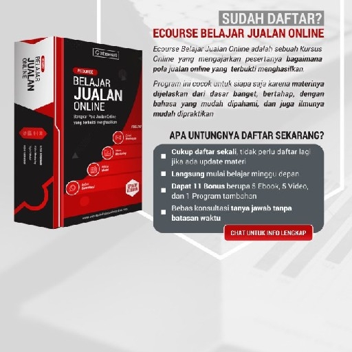 Ecourse Belajar Jualan Online