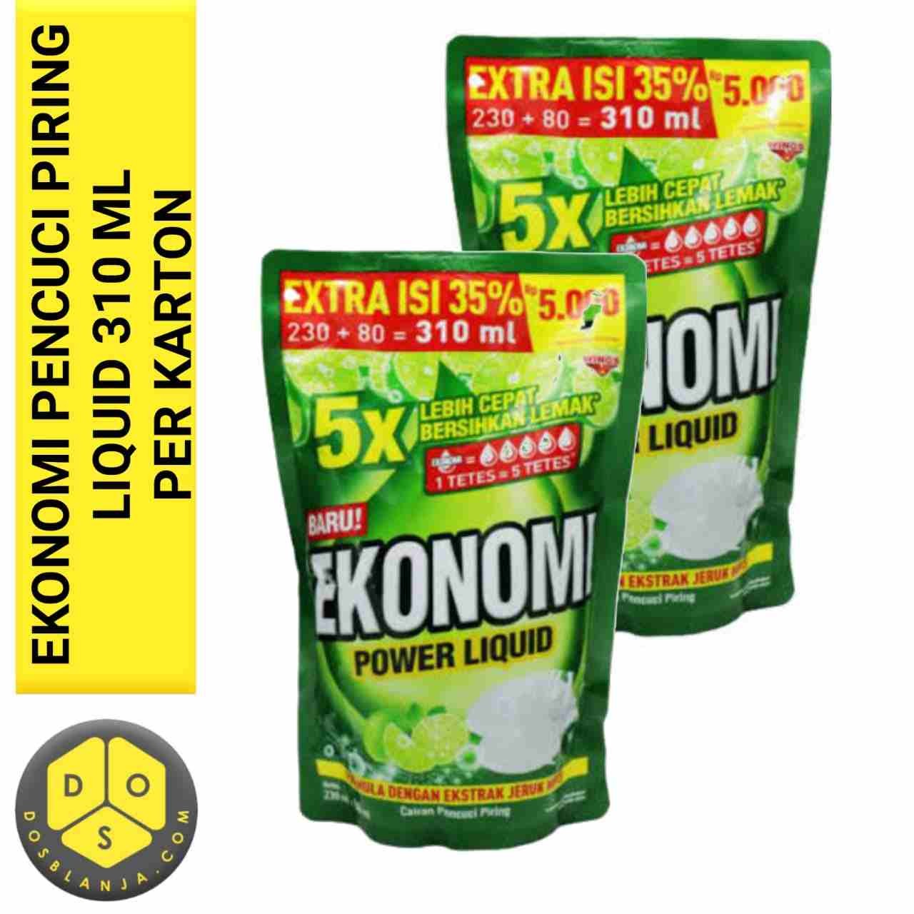 Ekonomi Pencuci Piring Liquid 310 Ml