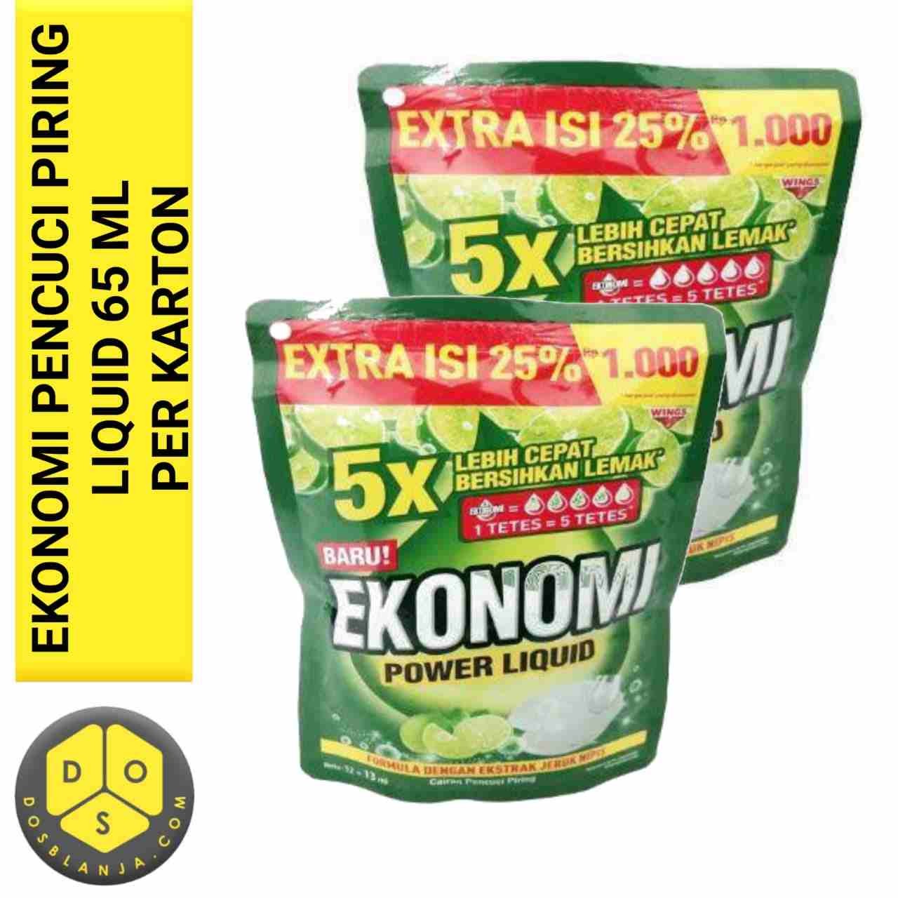 Ekonomi Pencuci Piring Liquit 65 Ml