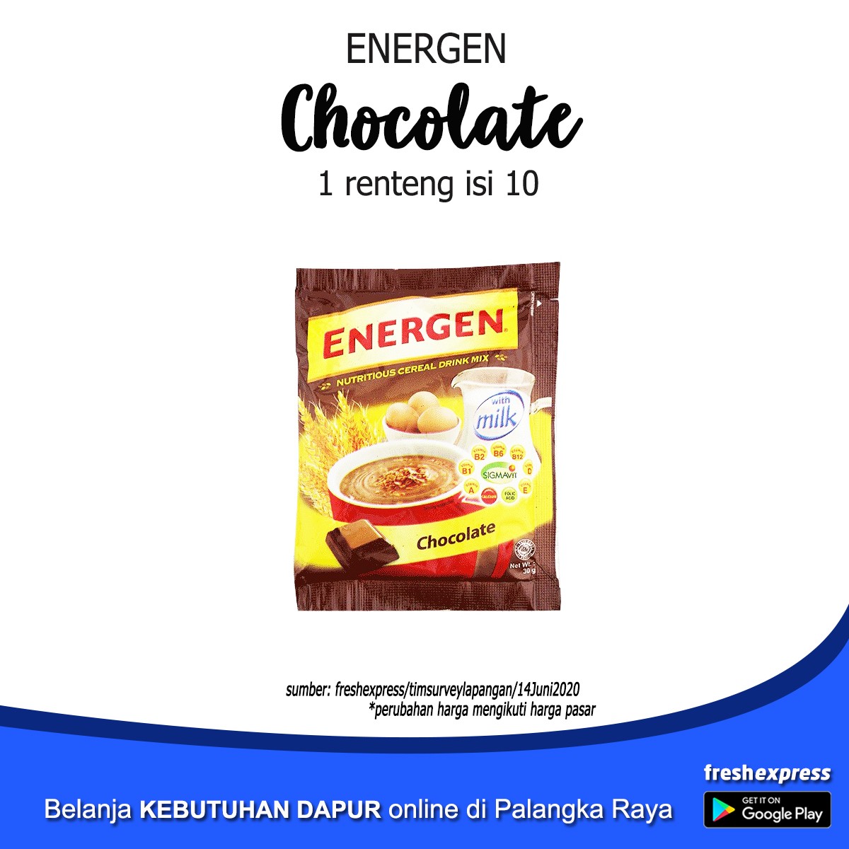 Energen Chocolate Isi 10