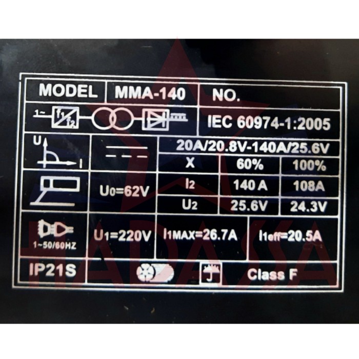 Mesin Las Inverter Enka MMA-140 5