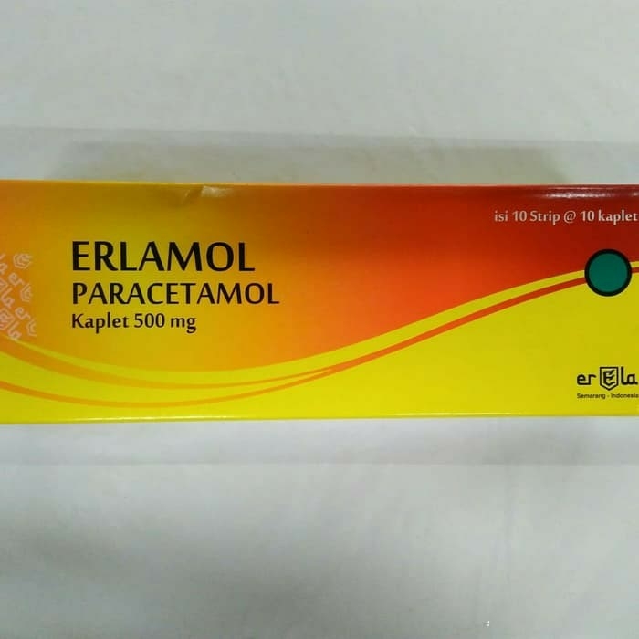 Erlamol Kaplet Atau Paracetamol