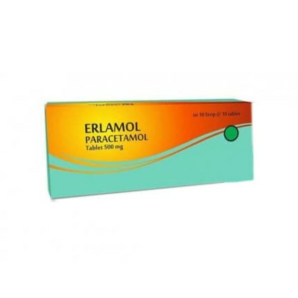 Erlamol Tablet Atau Paractamol