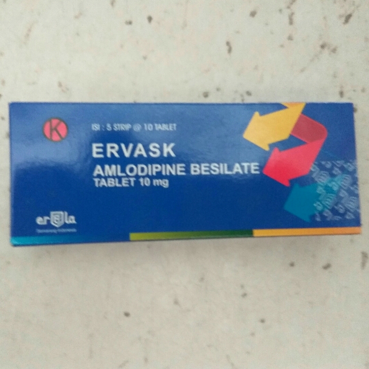 Ervas 10mg Atau Amlodipin 10mg