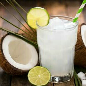 Es Kelapa Gula Putih