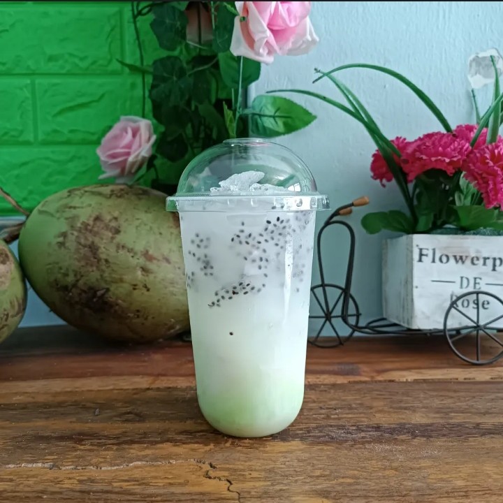 Es Kelapa Muda Melon