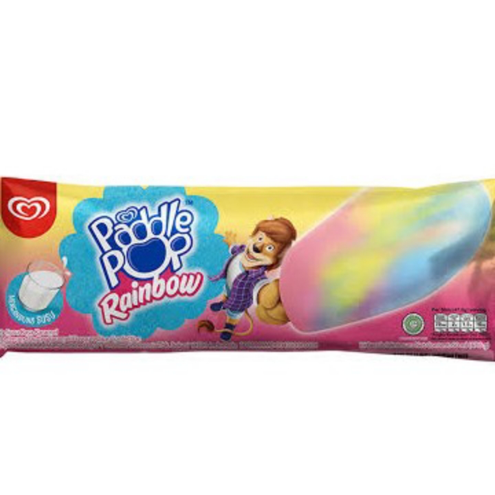 Es Krim Walls Peddle Pop Rainbow