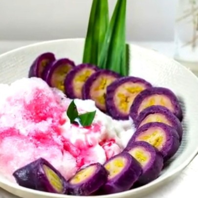 Es Pisang  Ubi Unggu