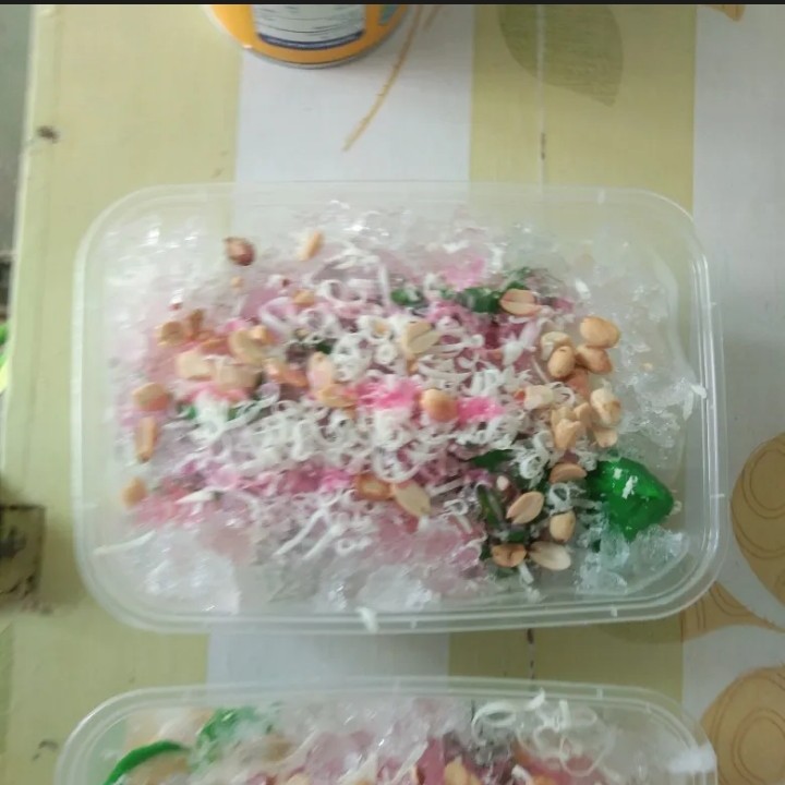 Es Pisang Ijo Lengkap