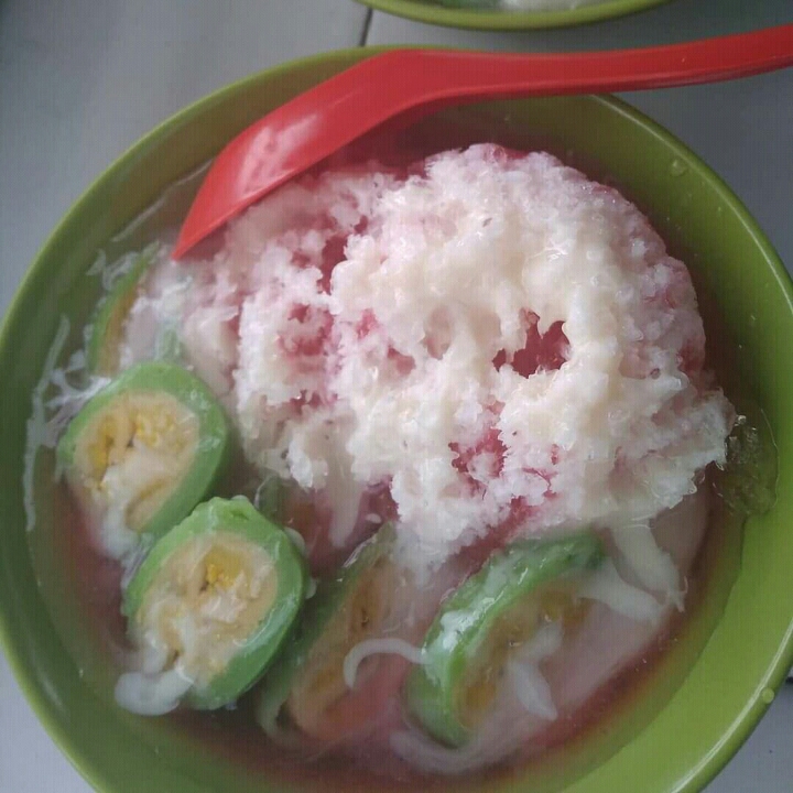 Es Pisang Ijo Original