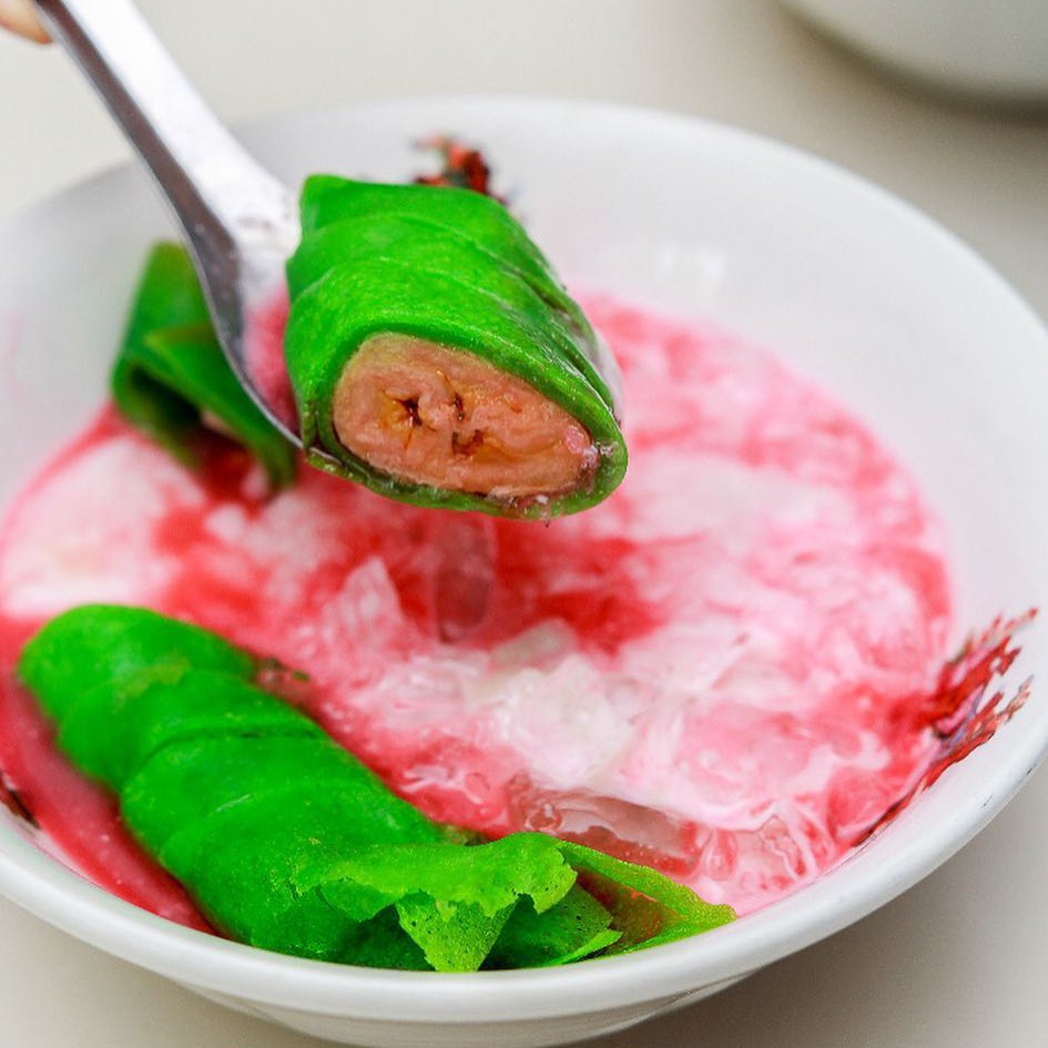 Es Pisang Ijo Raya