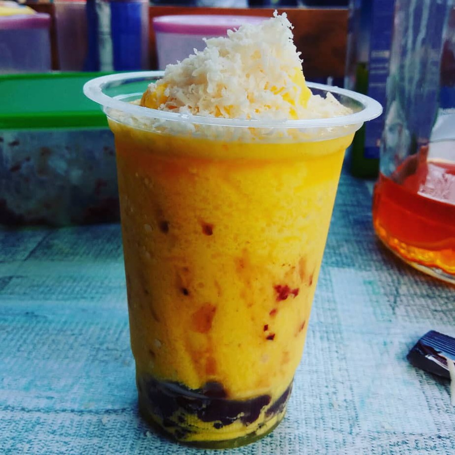 Es Susu Ketan Rasa Orange Milk