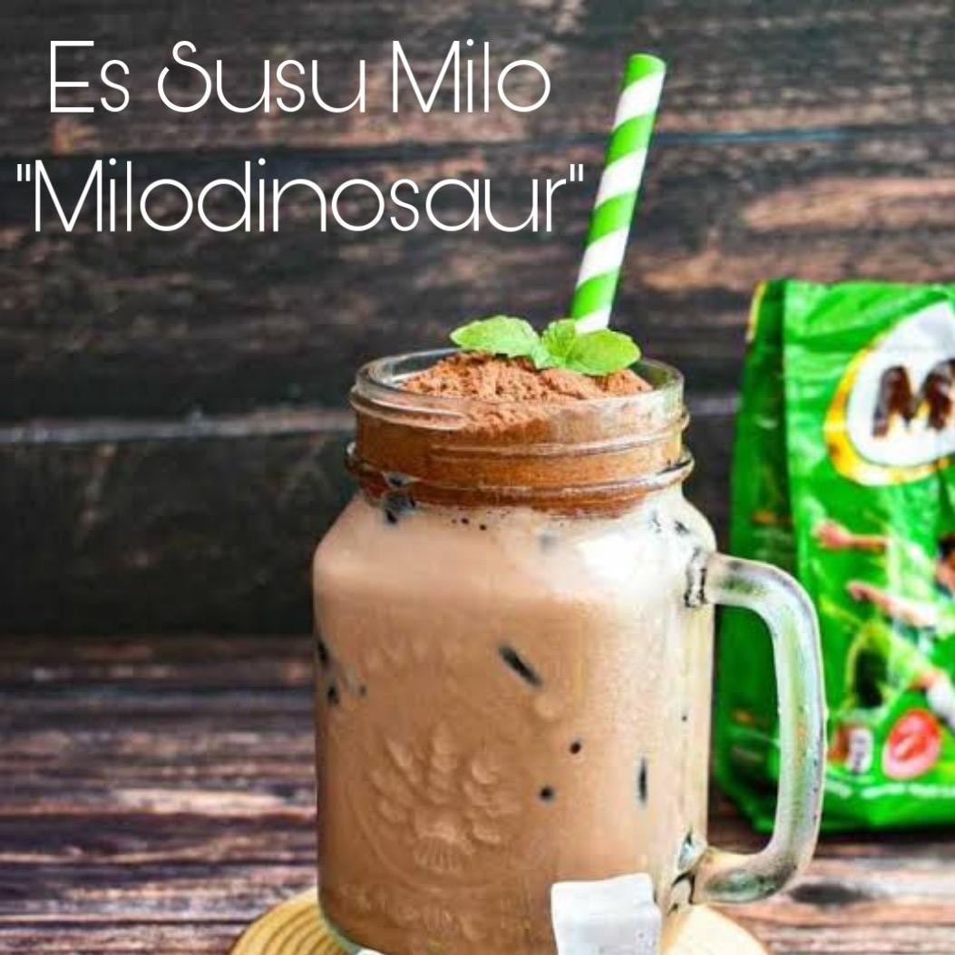 Es Susu Milo Milodinosaur