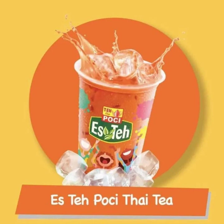 Es Teh Poci Thai Tea Minuman