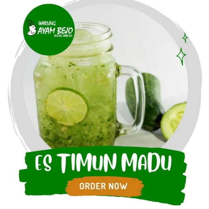 Es Timun Parut Madu Lemon