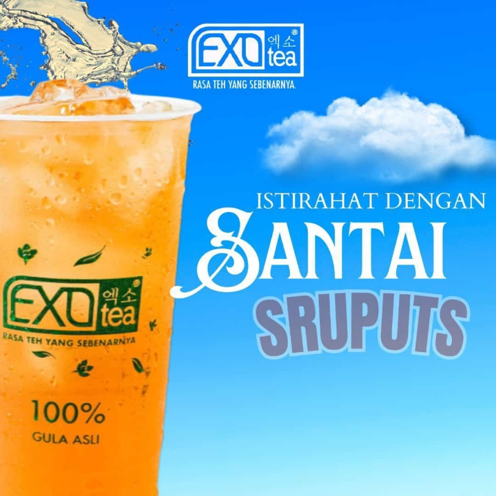 Exo tea original cup Kecil 4