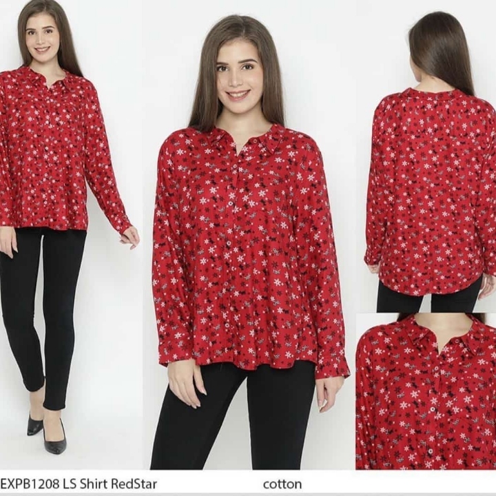 Express Shirt Red Motif