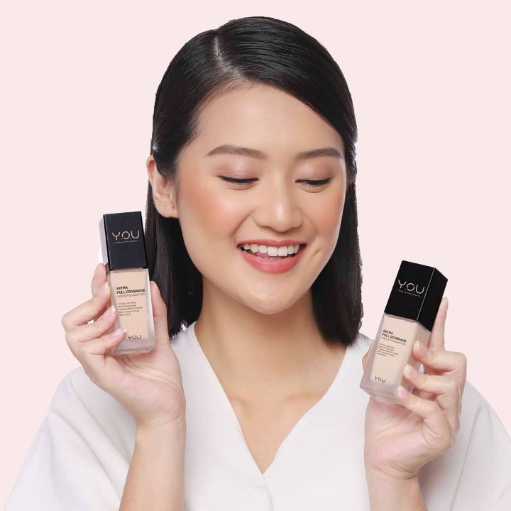 Extra full coverage liquid foundation