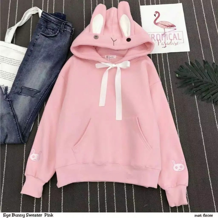 EyeBuny Sweater Hoodie Wanita Lucu 2