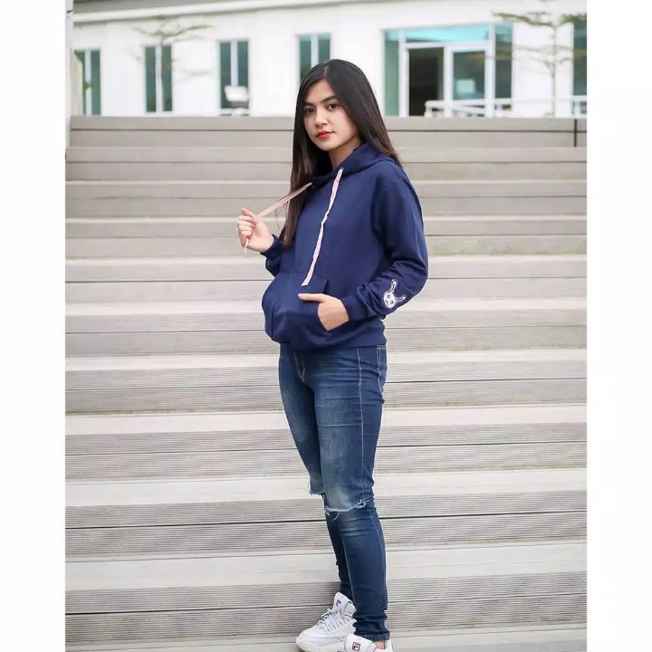 EyeBuny Sweater Hoodie Wanita Lucu 4