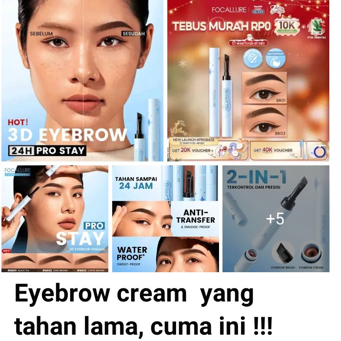 Eyebrow cream redy pesan sekarang