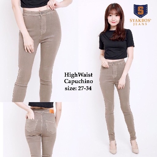 F3 27-30 SYAKBOS HW Capuchino HIGH WAIST 