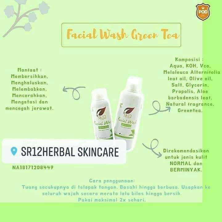 FACIAL WASH GREEN TEA 3