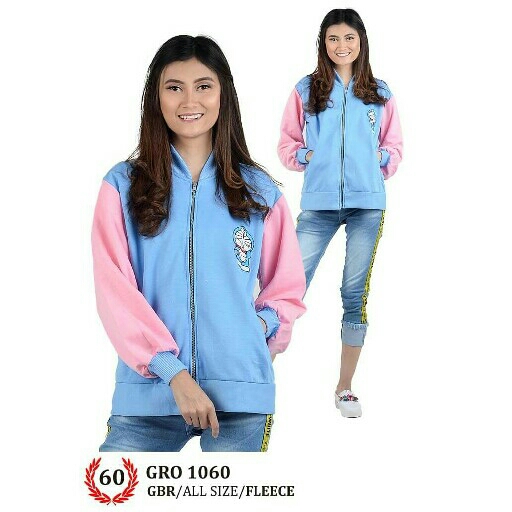 FASHION DEWASA SWEATER  JAKET WANITA - GRO 1060