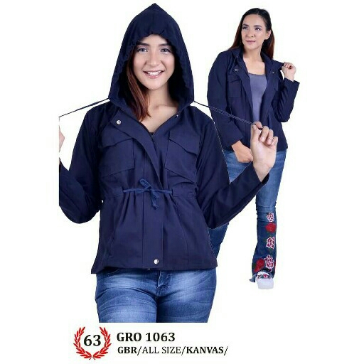 FASHION DEWASA SWEATER  JAKET WANITA - GRO 1060
