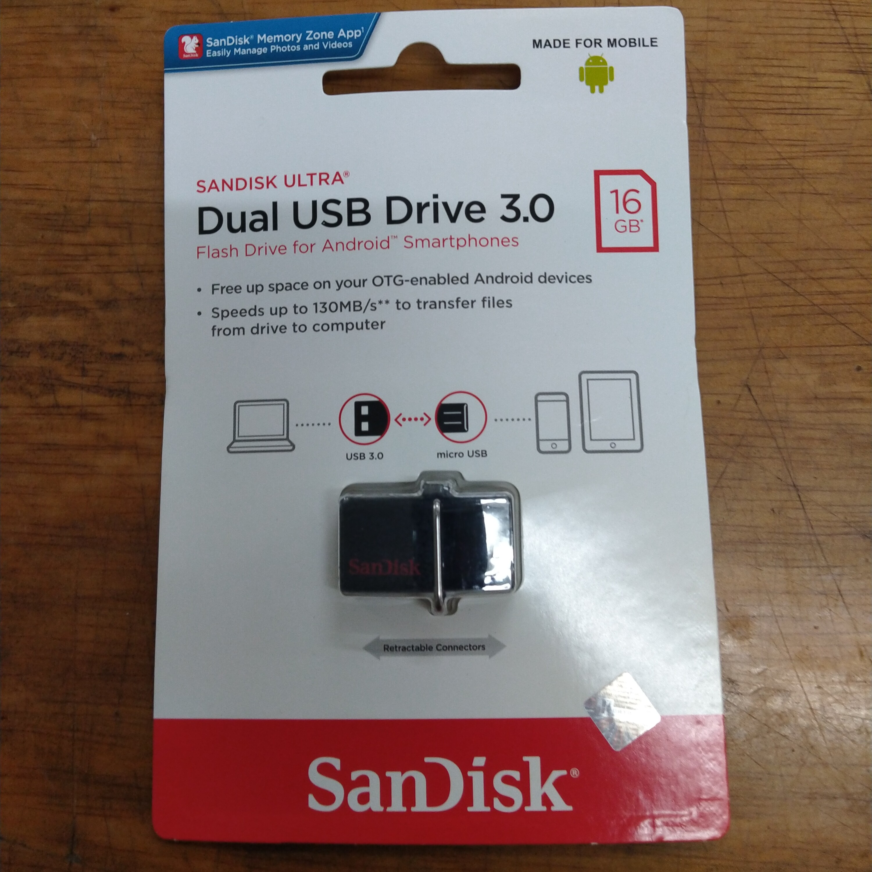 FLASHDISK OTG SANDISK 16 GB