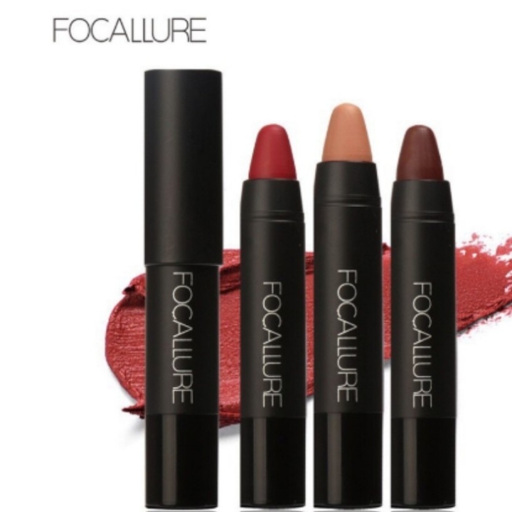 FOCALLURE LIPSTIK MATTE ANTI AIR DENGAN PELEMBAB 19 WARNA