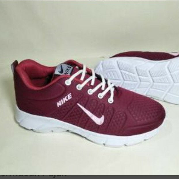 FULL COLORNIKE SEPATU RunNING-Maroon