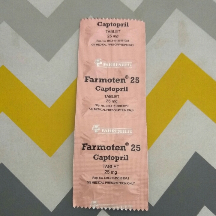 Farmoten 25mg Atau Captopril