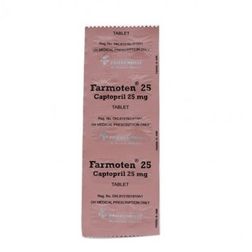 Farmoten 25mg Atau Captopril