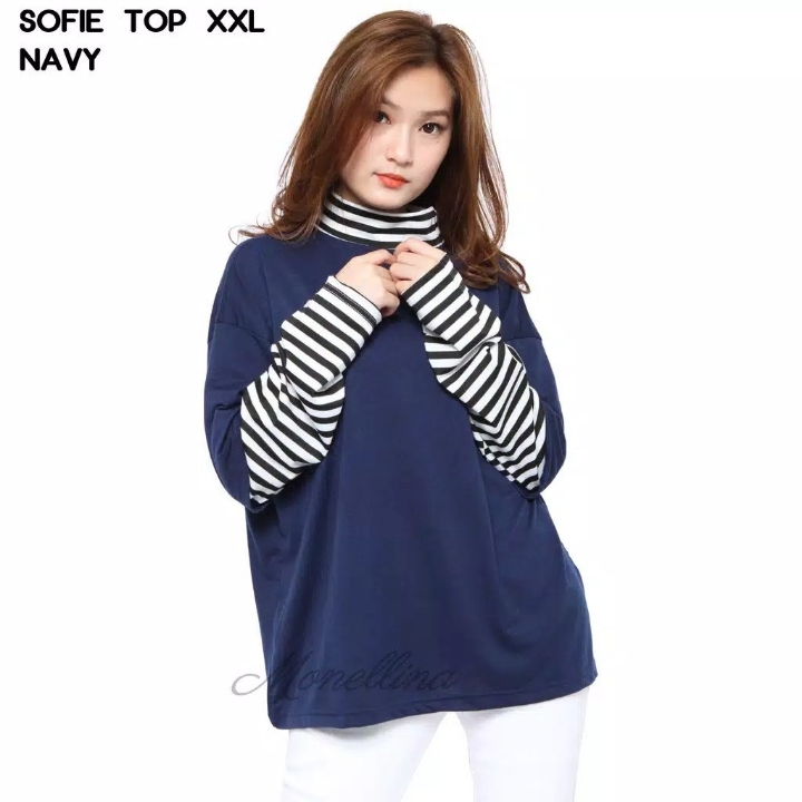 Fashion Baju Blouse Atasan XL Jumbo Murah