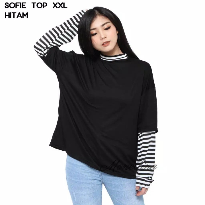 Fashion Baju Blouse Atasan XL Jumbo Murah 4