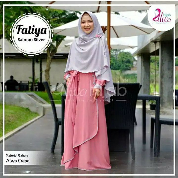 Fatiya Gamis SyariDress HijabMaxi Wanita