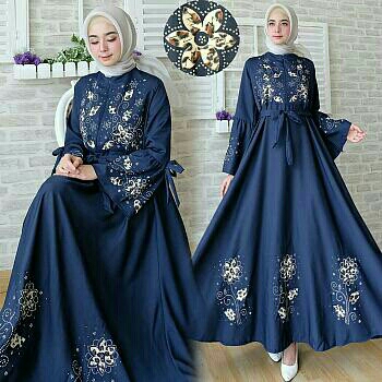 Fc Maxi Flower Navy Mus